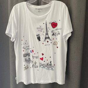 Karl Lagerfeld t-shirt - size L